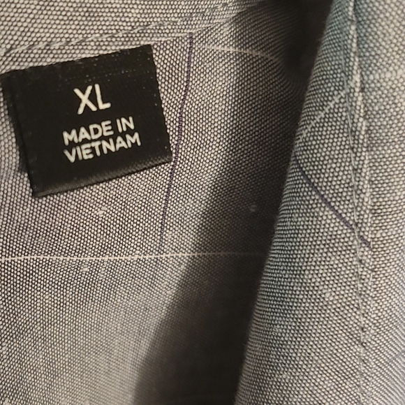 Travis Mathew Light Gray Short Sleeve Size XL Golf Button Down Shirt - Picture 6 of 10